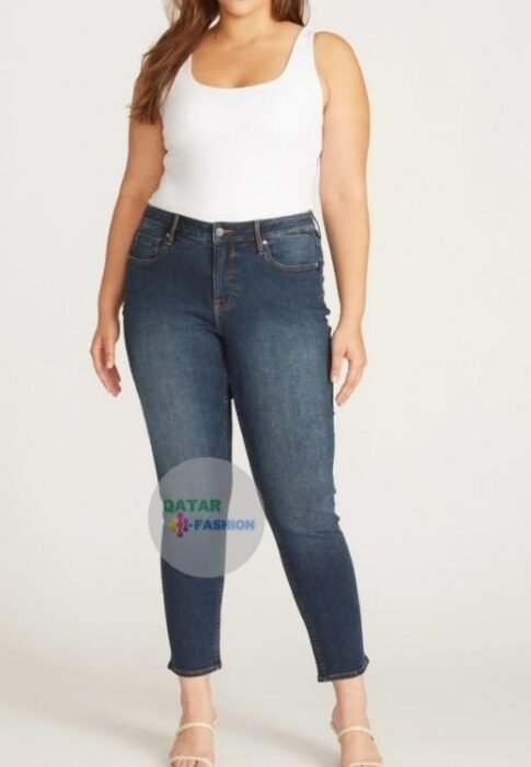 Plus Size Standard Look High-rise Jeans