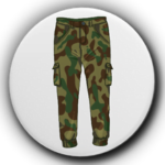 CAMOFLAGUE PANT LOGO