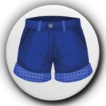 DENIM SHORTS LOGO