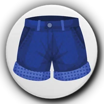 DENIM SHORTS LOGO