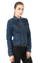 Deep Blue New Look Denim Jacket For ladies