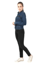 Deep Blue New Look Denim Jacket For ladies