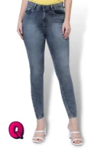 High-Rise HipSter Cleans Faded Ash Jeans
