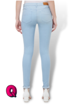 Sky-Lite-Blue Plain Look Jeans