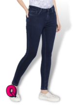 Cleans Looks Dark night Color Mid-Rise JEans