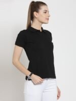 Black Polo for Women's Shaped