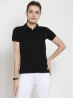 Black Polo for Women's Shaped