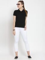 Black Polo for Women's Shaped