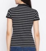 Striped Polo Shirt for Women's