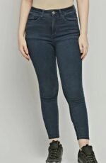 Midnight Color Jeans mid-Rise for Women's