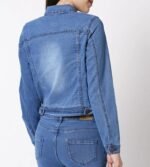 Lite Blue Denim Jacket & Jeans for women's